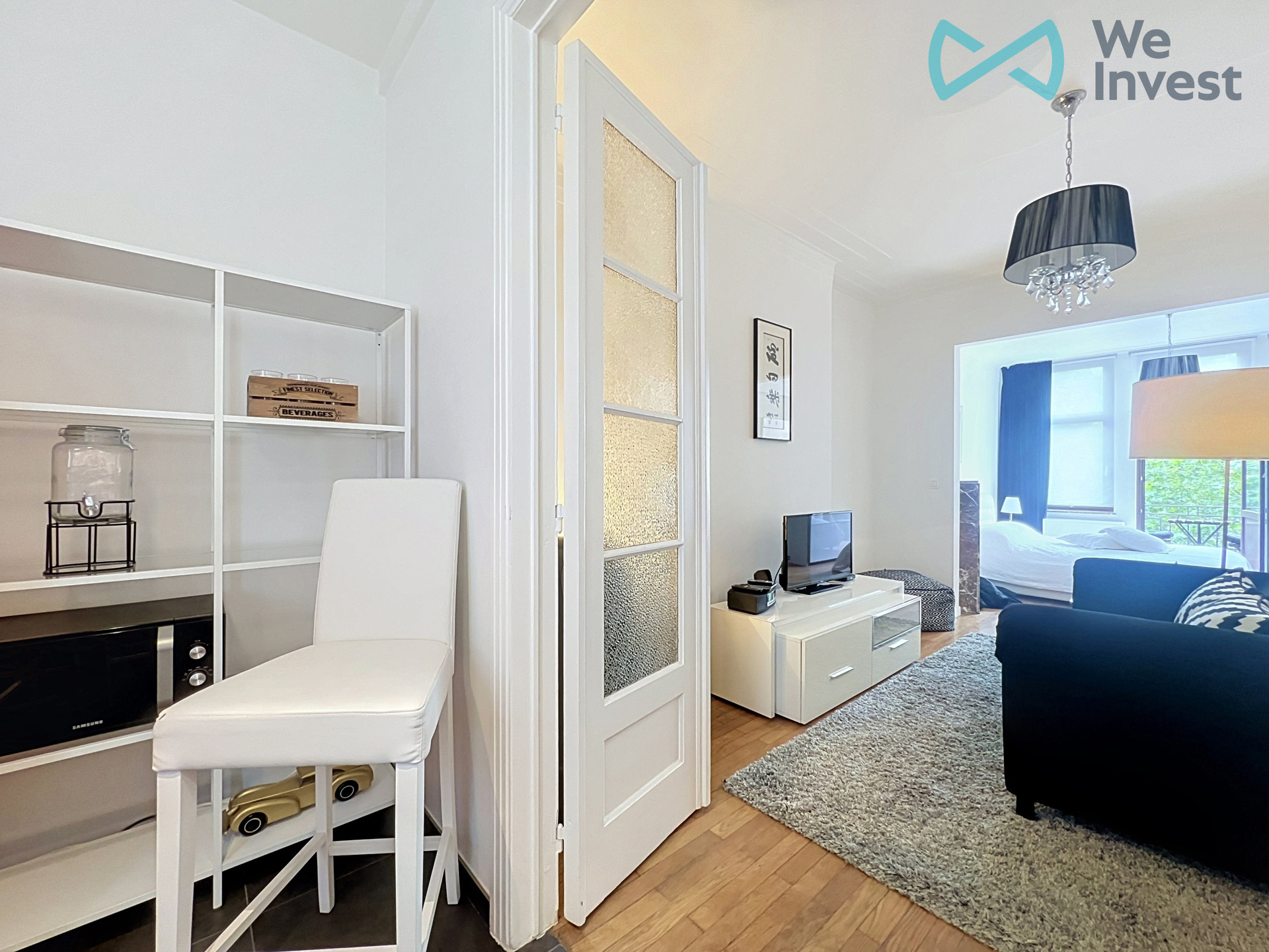 TE HUUR – Gemeubeld appart met 1 slk en balkon in Brussel - foto 5