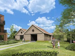 Deze moderne woning maakt deel uit van het nieuwbouwproject Ernest in Oudenaarde – een eigentijdse en duurzame woonontwikkeling op een gunstige locatie.<br /><br />Op het gelijkvloers komt u binnen via de inkomhal met een apart toilet en ruime berging. Van daaruit stapt u binnen in de lichtrijke leefruimte met open keuken – het kloppend hart van de woning. Grote raampartijen zorgen voor een directe verbinding met het aangename terras, ideaal voor een ontspannen moment of een diner in de buitenlucht.<br /><br />De eerste verdieping omvat een nachthal, een apart toilet en een moderne badkamer met ligbad en dubbele wastafel. Daarnaast zijn er twee volwaardige slaapkamers, een open vide en een extra ruimte die perfect dienst kan doen als speel- of leeshoek – een veelzijdige aanvulling op het wooncomfort.<br /><br />Een bijkomende troef is de aangename groenzone, die rust en privacy biedt en het buitengevoel versterkt.<br /><br />Deze woning combineert hedendaagse architectuur met functioneel wooncomfort – perfect voor wie modern en flexibel wil wonen.<br /><br />Alle oppervlaktes zijn BVO. EPC en KI zijn nog niet gekend.<br /><br />De foto’s zijn louter illustratief.