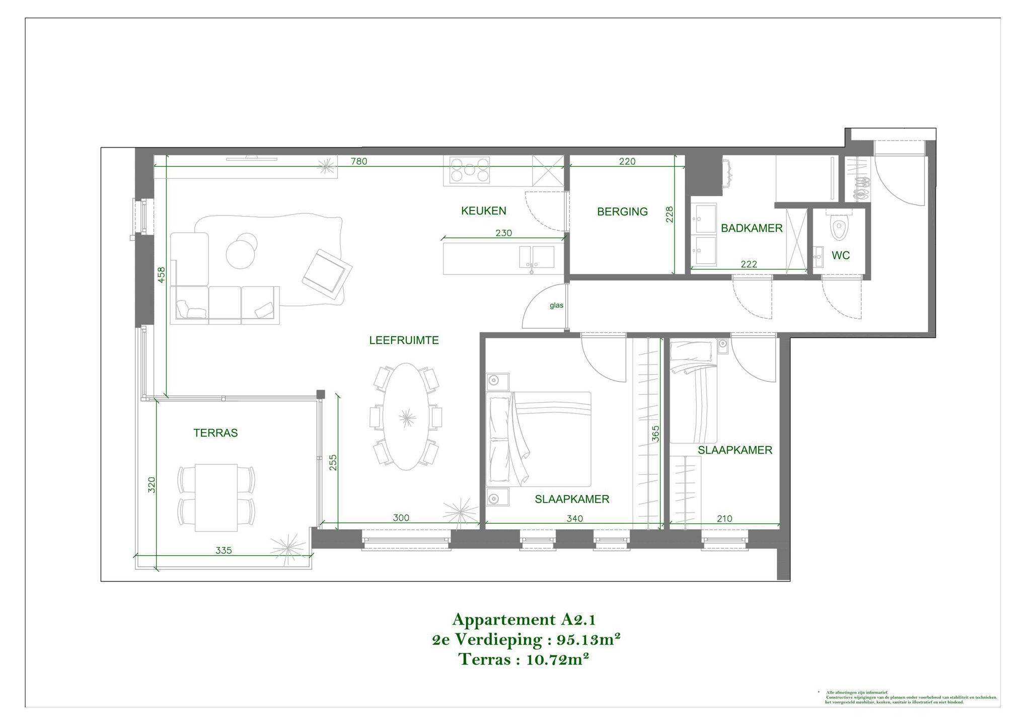 Appartement à vendre à Malines avec 2 chambres - photo 2