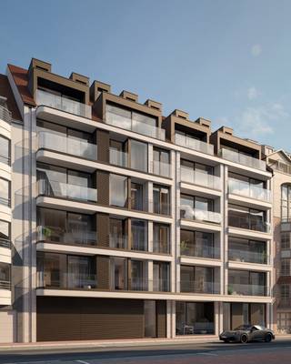 Dit uitzonderlijk nieuwbouwproject omvat 22 ruime appartementen, waarvan momenteel nog slechts 11 appartementen beschikbaar zijn. Gelegen op een toplocatie in de Jozef Nellenslaan 174 te Knokke, bevindt de residentie zich op wandelafstand van het strand, het Rubensplein en het Casino.<br /><br />Deze stijlvolle residentie onderscheidt zich door haar hoogwaardige afwerking, hedendaags wooncomfort en uitstekende ligging. Er is keuze uit ruime appartementen en duplex-appartementen met één tot vier slaapkamers, al dan niet voorzien van een bureau, en één tot drie badkamers. Elk appartement beschikt over een aangename leefruimte met keuken, een praktische berging en een zuidgericht zonneterras. De appartementen worden uitgerust met een energiezuinige warmtepomp gevoed door geothermie, daarnaast is er de voorziening van zonnepanelen, wat bijdraagt aan een optimaal wooncomfort en een duurzaam energieverbruik. Dit unieke project combineert een hedendaagse architectuur en hoogwaardige afwerking met een uitstekende ligging op 50m van de zee! <br /><br />Extra troeven:<br />* unieke ligging in de gegeerde Jozef Nellenslaan <br />* appartementen en duplexappartementen met zuidgericht zonneterras<br />* geothermie-warmtepomp<br />* vloerverwarming<br />* zonnepanelen<br />* ventilatiesysteem D<br />* fietsenstalling aanwezig<br />* hoogwaardige afwerking<br /><br />Een uniek project voor wie op zoek is naar kwalitatief en comfortabel wonen op een uitzonderlijke locatie in Knokke.<br /><br />6% BTW mogelijk<br /><br />Aarzel niet om ons te contacteren voor meer info: tel. : 050 62 44 14 of via knokke@immax.be