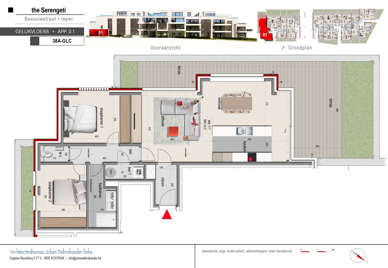 Appartement à vendre à Ypres avec 2 chambres - photo 2