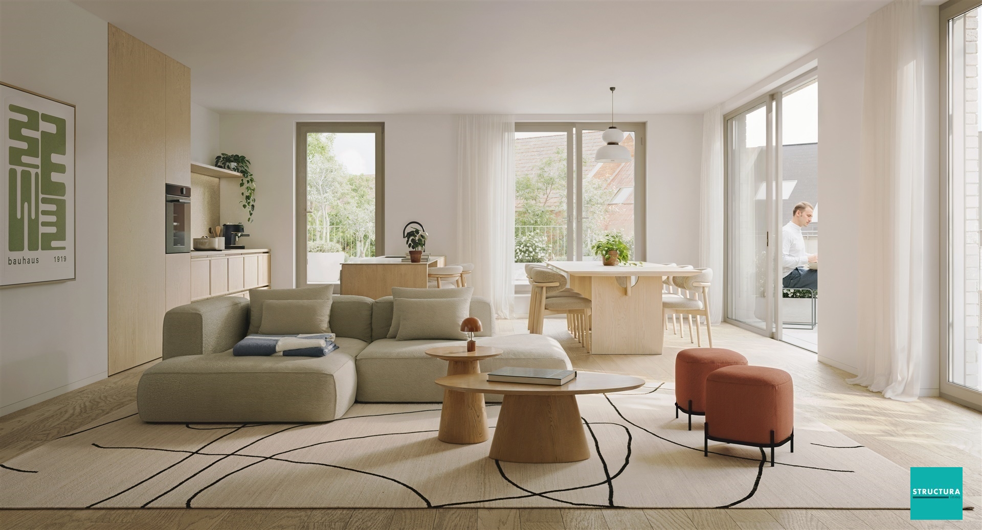 Hof Ten Anker: gelijkvloers appartement met 2 slaapkamers  - foto 5