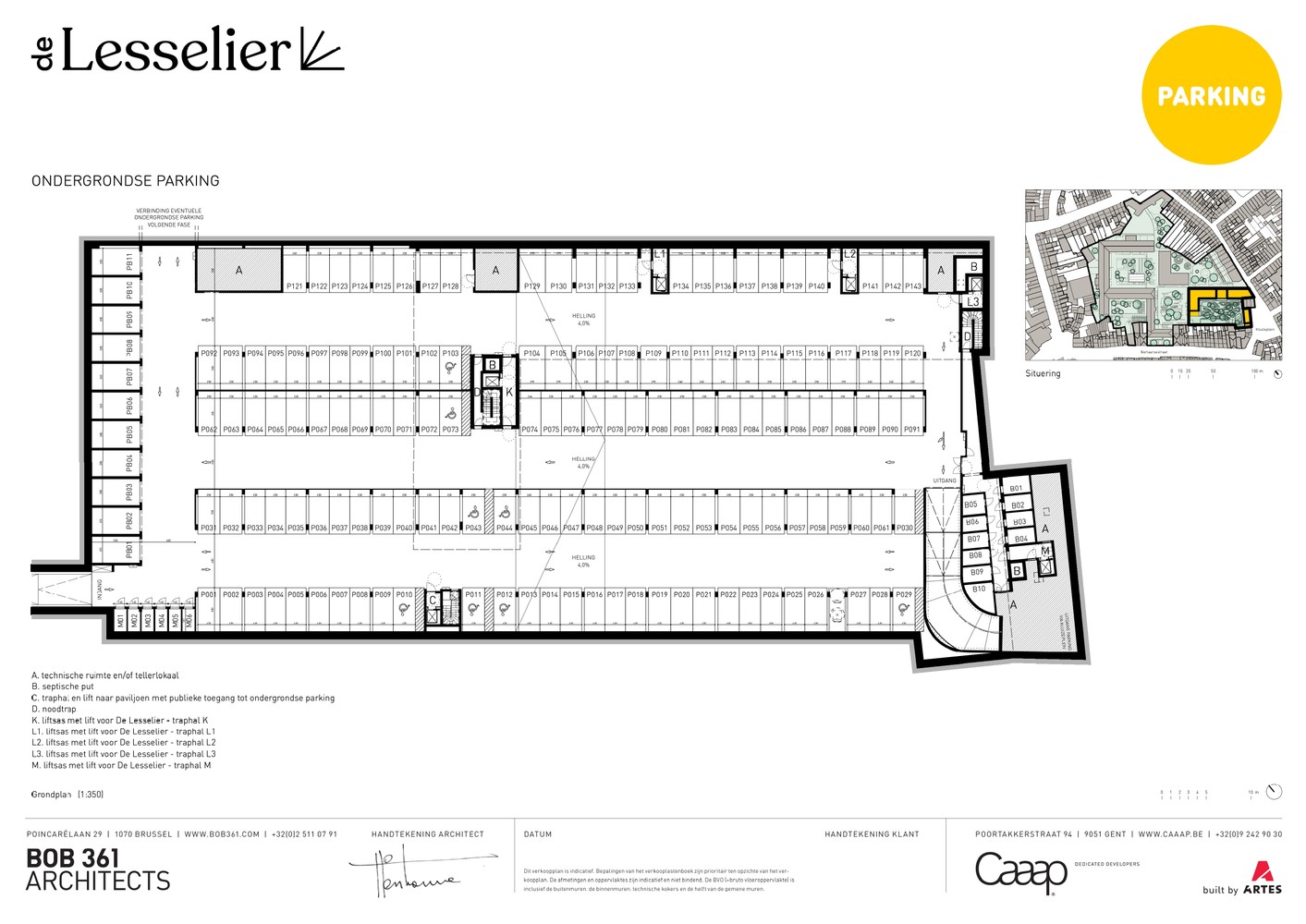 Ondergrondse staanplaatsen in centrum Lier! - foto 4