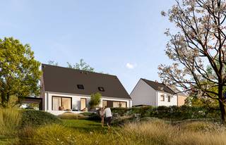 <p><b> 9 NIEUWBOUWWONINGEN TE KERKSKEN – UW NIEUWE THUIS IN EEN RUSTIGE, GROENE OMGEVING! </b><b></b></p>
<p>Ontdek deze 9 prachtige nieuwbouwwoningen, ideaal gelegen in het charmante Kerksken, een oase van rust met tal van wandelwegen in de buurt. Perfect voor wie houdt van een landelijke omgeving, zonder in te boeten op comfort en bereikbaarheid.<br /><span>De natuur rondom de woningen en in de buurt draagt bij tot een gezonde en rustige leefomgeving.</span><br />Alle winkels, scholen en zorgverlening is zeer vlot bereikbaar op ongeveer 1 km.<br />Dit project combineert moderne architectuur met de charme van een rustige woonomgeving. Een droomlocatie voor gezinnen, jonge koppels en iedereen die het beste zoekt van twee werelden: rust en gemak.<br />De woningen beschikken over hoogwaardige materialen en alle moderne technieken zoals een warmtepomp, vloerverwarming en hernieuwbare energie waardoor je een lage energiefactuur zal bekomen.<br />Alle woningen beschikken over 3 slaapkamers, luxueuze badkamer, een grote lichtrijke leefruimte met semi-open keuken, een handige berging grenzend aan de keuken. Deze geeft toegang naar het achtergelegen terras.<br />De zolder biedt een extra ideale bergruimte.<br />Er is keuzevrijheid in ons aanbod: met garage of met carport, met warmtepomp of gascondensatieketel.<br /><br />Deze woningen verdienen je aandacht. <br />Neem vandaag nog contact op voor meer informatie of een bezoek op het kantoor van Aeygems Vastgoed!<br /><b></b></p>