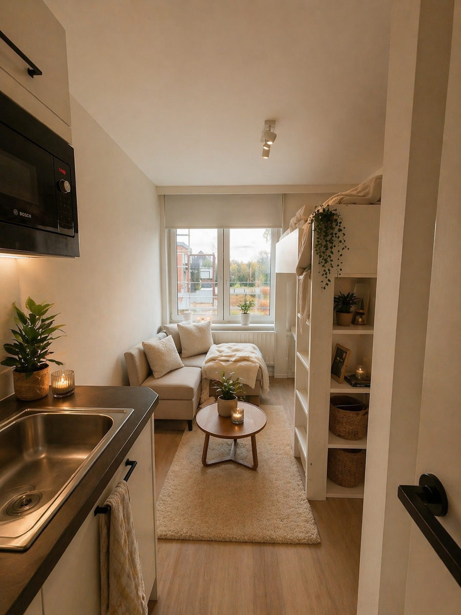 Splinternieuwe studentenkamers te huur – Doornstraat Wilrijk - foto 3