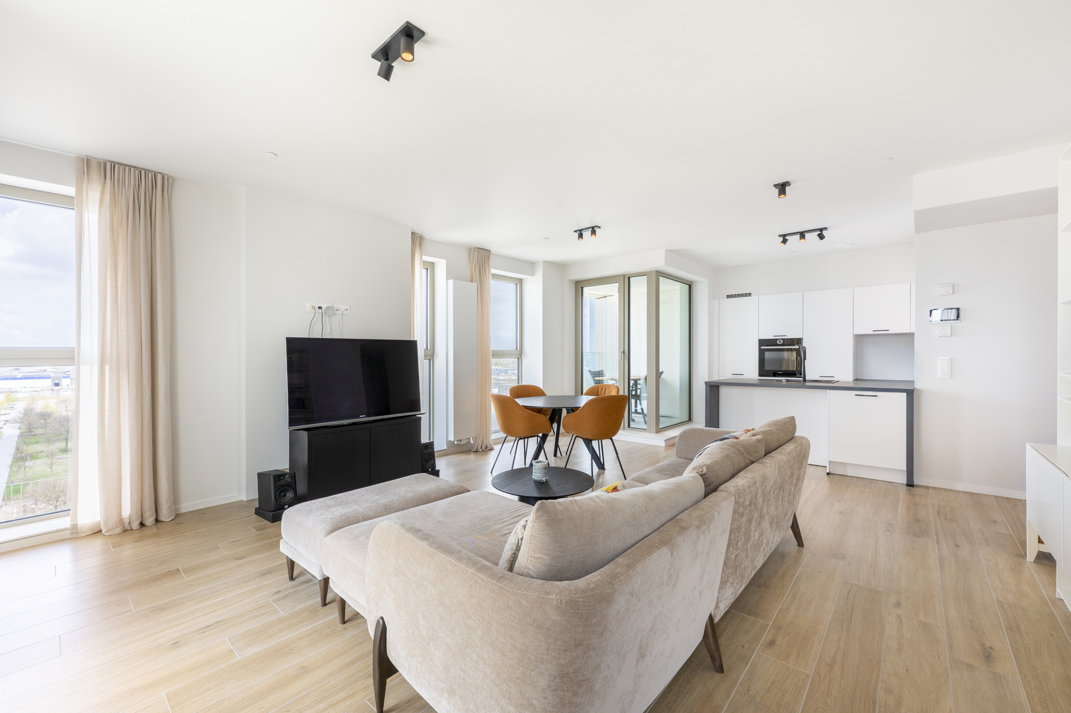 ANTWERPEN - panoramisch zicht op de jachthaven met 3 kamers - foto 5