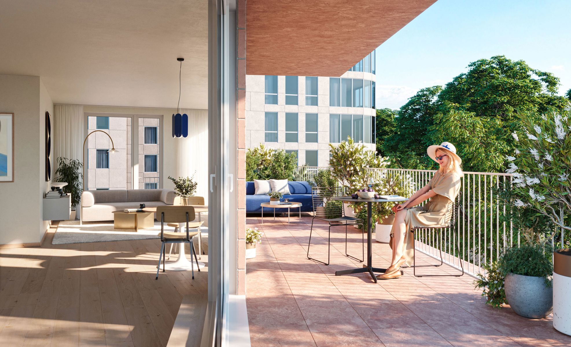 Ruim 3-slaapkamerappartement met terras  - foto 5