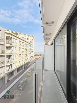 Deze instapklare studio is gelegen op de derde verdieping van de perfect onderhouden residentie HELIOS, de studio beschikt over zijdelings zicht op zee en is daardoor uitermate goed gelegen. De studio beschikt over een ruime woonkamer die van enorm veel lichtinval geniet. De studio beschikt tevens over een slaaphoek die mogelijkheid biedt tot het plaatsen van een stapelbed. De badkamer beschikt over een douche en een aansluiting naar het toilet. De residentie verkeert in uitstekende staat, de gevel werd onlangs vernieuwd en er hoort tevens een kelder bij de studio.