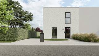 <strong>Rustig wonen dichtbij alles</strong><br />Deze gronden zijn centraal gelegen met een vlotte verbinding naar<br />omliggende gemeentes, doch nabij scholen, winkels, E314 en andere faciliteiten zoals apotheek, dokter, kinderopvang... Houthalen-centrum is bereikbaar op een 5-tal minuten.<br /><br /><strong>Oppervlakte perceclen</strong><br />Mooi perceel bouwgrond voor half-open bebouwing, met een oppervlakte van 4a87ca voor LOT 1 en 4a89ca voor LOT 2.<br /><br /><strong>Moderne nieuwbouwwoning volgens jou wensen</strong><br />AVL biedt hier de mogelijkheid tot het bouwen van een woning naar eigen wensen. Het voorbeeld op de website is een moderne woning met plat dak die aan de huidige EPB-normen voldoet. Op de perceelgrens moet een carport voorzien worden, mits akkoord van de buren. Zo niet, moet een inpandige garage of carport voorzien worden.<br /><br />Dit project realiseren wij in samenwerking met Limburgs Vastgoed.<br />Meer info neem contact op met bouwadviseur Geert 011/450 280.<br /><br />SLEUTEL-OP-DE-DEURAFWERKING<br />Ruwbouw winddicht<br />Sanitaire leidingen (inclusief hergebruik van regenwater)<br />Elektriciteit<br />Warmtepomp met verfrissingsfunctie<br />Pleisterwerken<br />Isolatiewerken en chape<br />EPB berekening<br />Trap in rubberwood<br />Ventilatiesysteem D+<br />Kostprijs architect en veiligheidscoördinatie inclusief<br />Zonnepanelen <br />Afgewerkte keuken<br />Sanitaire toestellen<br />Tegelvloeren in de volledige woning<br />Binnendeuren in tubespaan, reeds voor geschilder<br /><br />PRIJS SLEUTEL-OP-DE-DEUR:  LOT 1 (Links)<br />€ 380 513 excl. alle kosten op grond en constructie<br />€ 452 080 incl. alle kosten op grond en constructie<br /><br />PRIJS SLEUTEL-OP-DE-DEUR: LOT 2 (rechts)<br />€ 380 513 excl. alle kosten op grond en constructie<br />€ 452 080 incl. alle kosten op grond en constructie