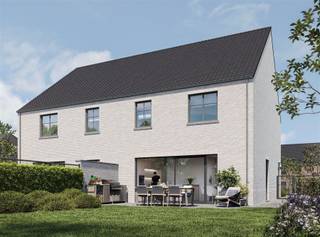 Ruime halfopen nieuwbouwwoning (230m²) in het groene Lummen - WERKEN REEDS GESTARTMOGELIJKHEID AAN 6% BTW*Op de Bosstraat ter hoogte van huisnummer...