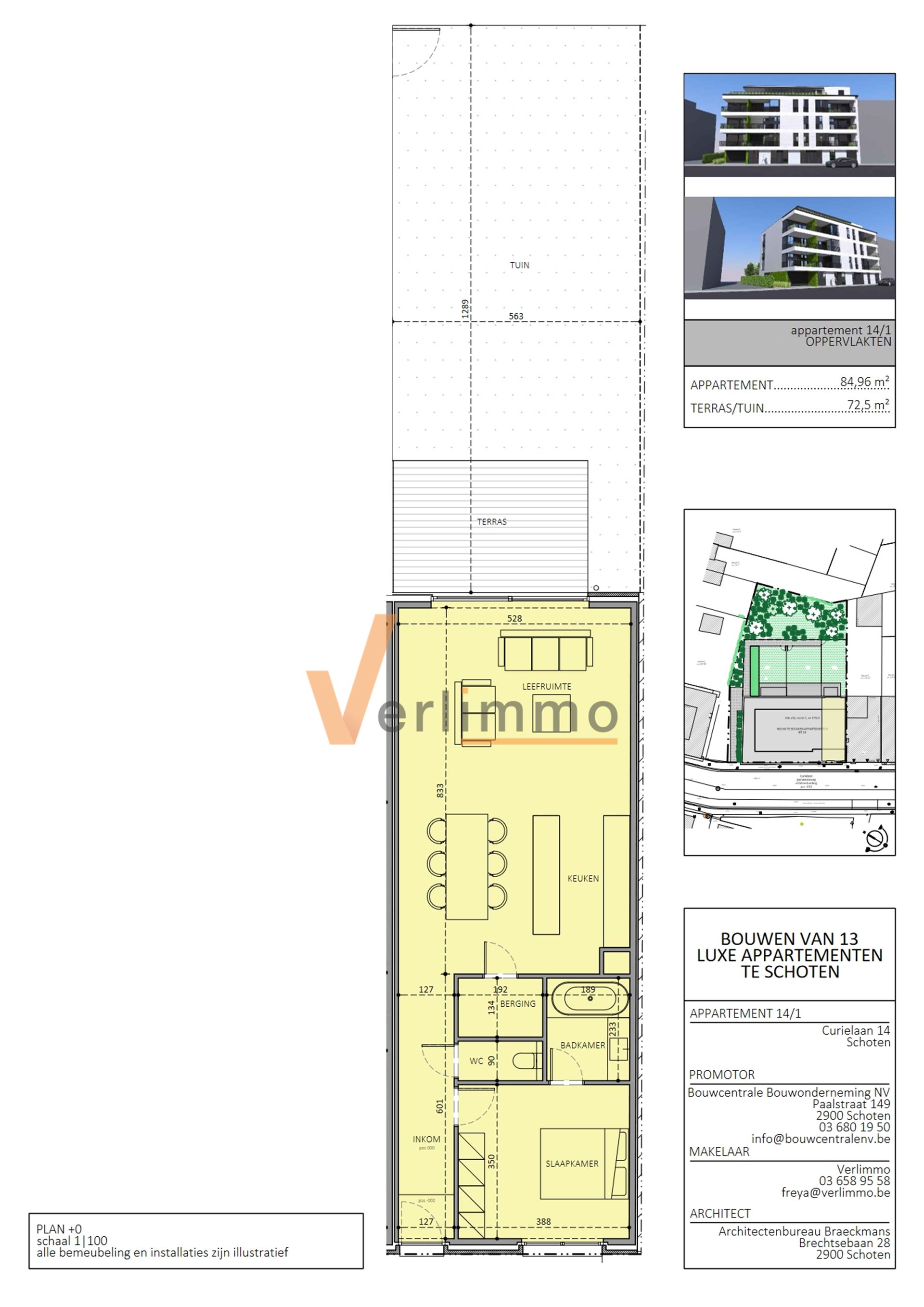 Apartment for sale in Schoten with 1 bedroom - photo 3