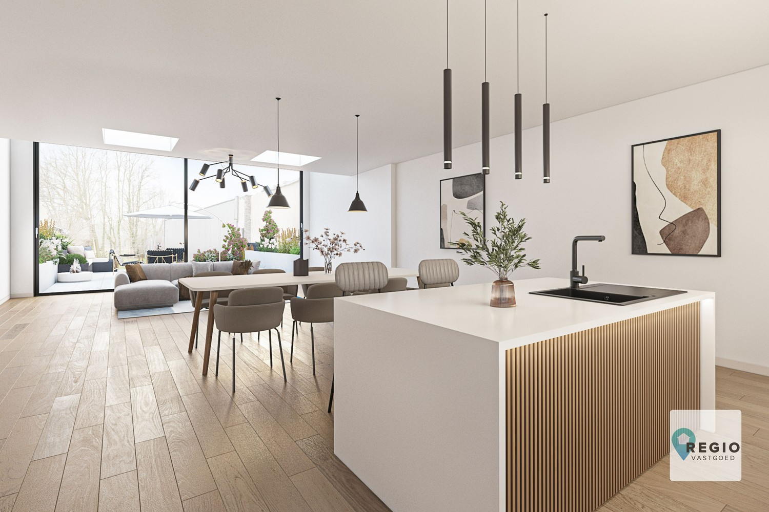 Robuust verfijnd - Ruwbouw basis voor "high end" woonst met landelijk verzicht nabij Nevele Centrum. - foto 5