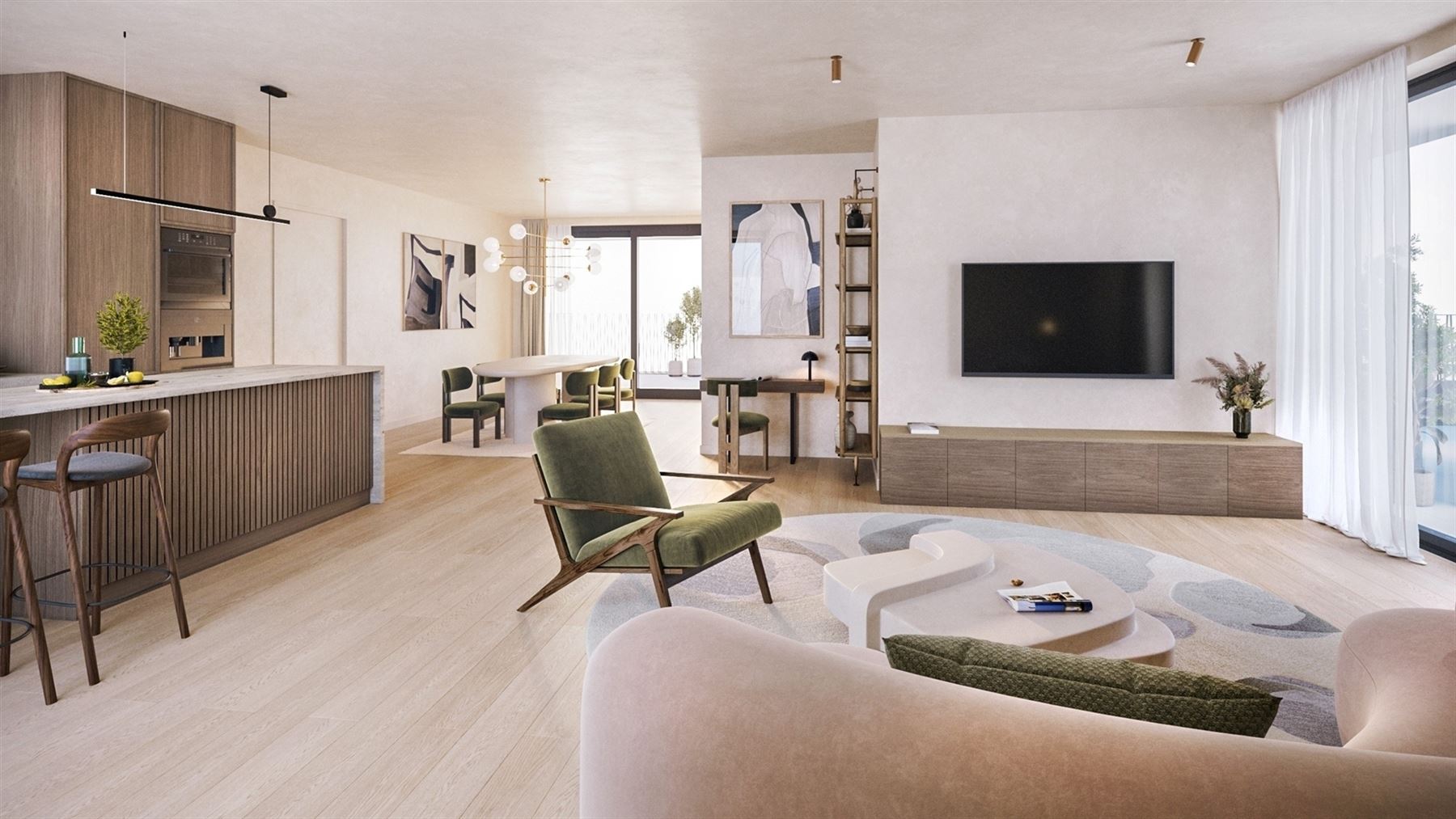 Residentieel gelegen, nieuwbouw 3 slaapkamer appartementen - foto 3