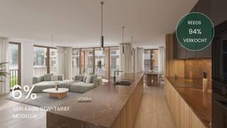 <p><span>UNIT 1 — Eerste verdieping | Hoekappartement</span></p><p><span> </span></p><p><span>Het grootste appartement van Zegelpark — en dat zie je.</span></p><p><span> </span></p><p><span>In een project van 34 wooneenheden is er altijd één die eruit springt. Dit is hem.</span></p><p><span> </span></p><p><span>Op de eerste verdieping van Zegelpark vind je dit uitzonderlijke hoekappartement: het grootste en meest luxueuze van het hele project, afgewerkt op maat met oog voor elk detail. De gigantische leefruimte met open keuken en kookeiland vormt het kloppende hart van het appartement — licht, ruim en direct verbonden met het zonneterras. Parket of tegels? Jij kiest. Strakke lijnen, materialen die ademen van kwaliteit. Alles is mogelijk, alles is op maat.</span></p><p><span> </span></p><p><span>Twee volwaardige slaapkamers en twee badkamers maken dit appartement compleet,ideaal voor een koppel, een gezin of wie gewoon extra ruimte wil zonder in te leveren op comfort.</span></p><p><span> </span></p><p><span>De hoekligging zorgt voor een fijne lichtinval en het inpandig terras vergroot de ruimte nog eens extra. En technisch? BEN-norm (E30 of beter), vloerverwarming, individuele warmtepomp en eigen zonnepanelen. Jouw energiefactuur zal je dankbaar zijn.</span></p><p><span> </span></p><p><span>Buiten wacht Borgerhout in volle bloei: tram, bus en trein op wandelafstand, gezellige buurtwinkels en horeca om de hoek, en straks het Ringpark Groene Vesten naast de deur. Groene gemeenschappelijke tuin, overdekte fietsenstalling en ondergrondse parkeergarage maken het plaatje compleet.</span></p><p><span> </span></p><p><span>Dankzij het verlaagde btw-tarief van 6% (indien van toepassing) koop je hier opvallend voordelig.</span></p><p><span> </span></p><p><span>Plan je bezoek via <span>www.sinjoor.be</span></span><span> of bel ons op 03 283 05 00.</span></p><p><span> </span></p><p><span> </span></p>