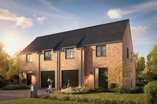 Droom je van energiezuinig wonen in een rustige, groene omgeving met prachtig vergezicht?<br />In de Hoekskensstraat in Beervelde geniet je van een charmante woonomgeving met een landelijk karakter en toch alle dagelijkse voorzieningen binnen handbereik. Winkels, horeca en belangrijke verbindingswegen bevinden zich in de nabije omgeving. Hier vind je de ideale uitvalsbasis om comfortabel te wonen en volop te genieten van alles wat Lochristi en omstreken te bieden hebben!<br /><br />Bij elke woning krijgt de koper de kans om volledig inspraak te hebben in de inrichting en afwerking van de woning. In samenspraak met onze betrouwbare partnerleveranciers kies je zelf de materialen en afwerking volgens smaak en budget – zo maak je van deze woning écht jouw thuis.<br /><br /><strong>Indeling van de woningen:</strong><br />Gelijkvloers: Inkomhal met gastentoilet, ruime leefruimte met open keuken en een ruime garage<br />Verdieping: Nachthal met apart toilet, 3 slaapkamers (16,62m² - 13,36m² - 12,96m²), badkamer uitgerust met ligbad, inloopdouche en dubbele lavabomeubel<br />Zolder: Toegankelijk via het zolderluik <br /><br /><strong>Extra troeven van deze woning:</strong>
<ul>
	<li><strong>Prachtig vergezicht vanuit de woning!</strong></li>
	<li>Energiezuinig wonen;</li>
	<li>Lucht/water warmtepomp, zonnepanelen en vloerverwarming op het gelijkvloers;</li>
	<li>Ruime slaapkamers;</li>
	<li>Regenwaterput 7.500l aangesloten op toiletten/wasmachine/buitenkraan;</li>
</ul>
Wens je meer informatie, contacteer ons vandaag nog voor meer informatie of een afspraak op ons kantoor!