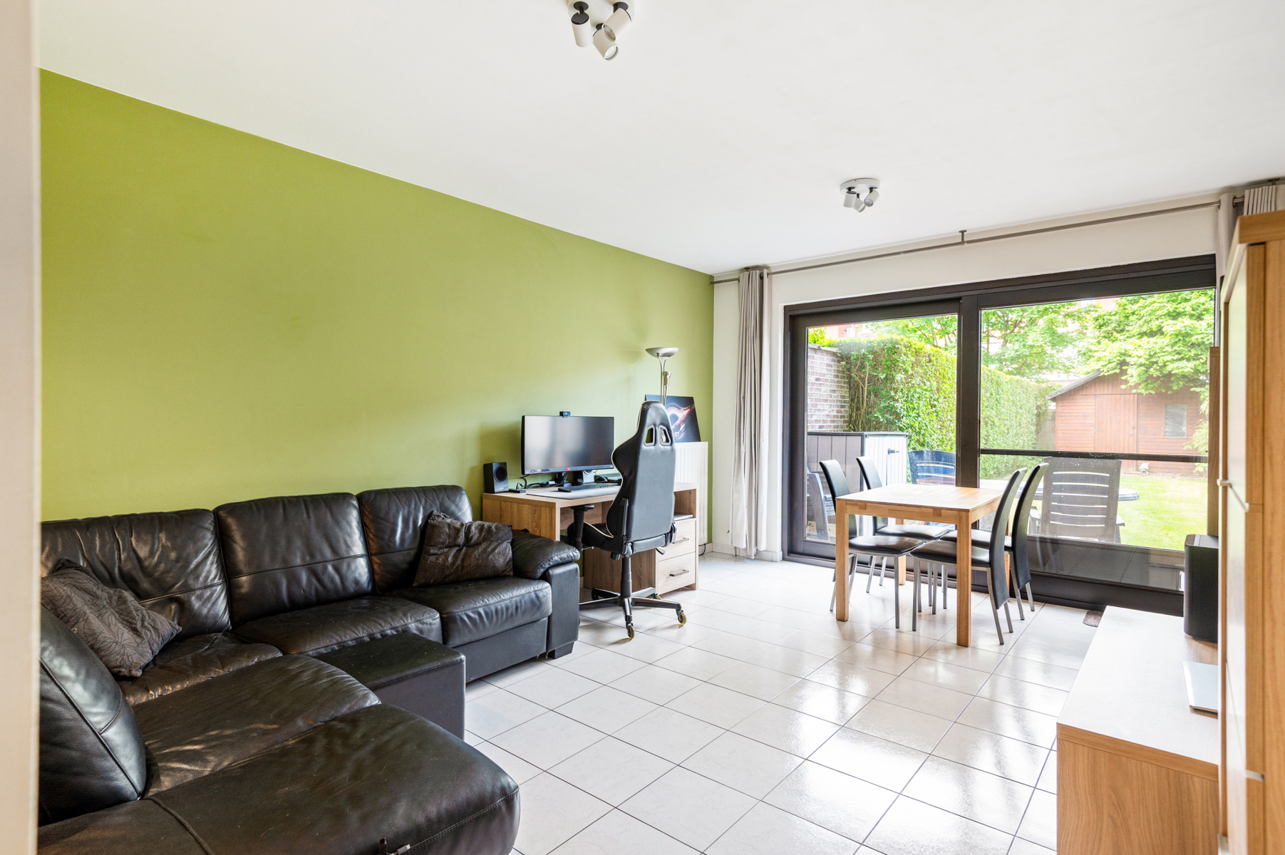 Gelijkvloers appartement met ZW-tuin - foto 3