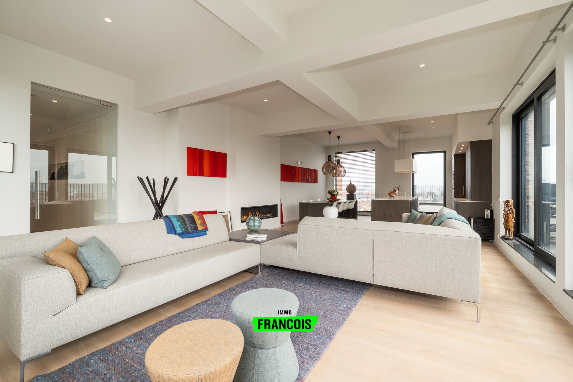 Luxueus appartement met 3 slaapkamers en een prachtig terras van ±100 m² in Anderlecht - foto 4