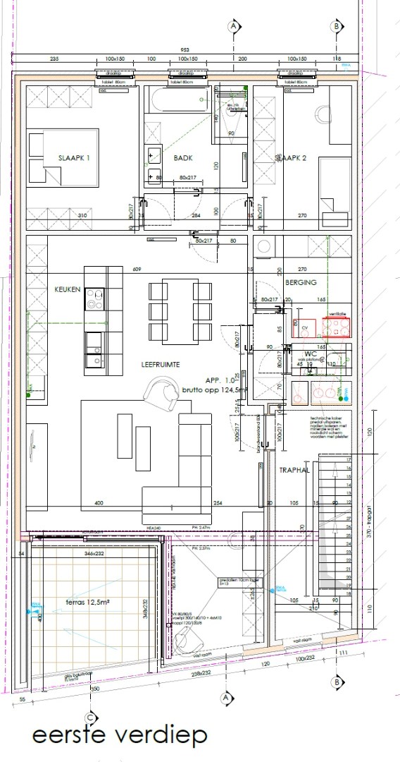 Appartement met 2 slaapkamers en een groot terras te Lichtervelde - foto 5
