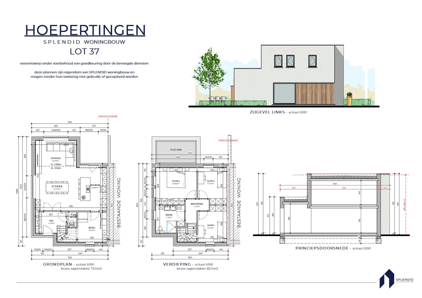 Lot 37 Moderne halfopen woning met zonnepanelen in Borgloon - foto 3