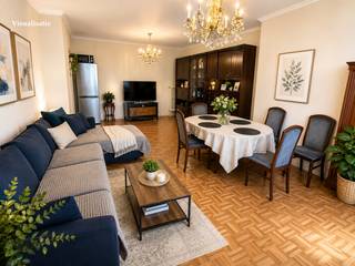 <p><em><strong>Appartement van ca. 97 m² met terras en 2 slaapkamers</strong></em></p>
<p>Lichtrijk appartement op de tweede verdieping met een bewoonbare oppervlakte van ca. 97 m². Beschikt over een ruime leefruimte, terras, twee volwaardige slaapkamers, badkamer met ligbad en toilet, en een apart gastentoilet. Centraal gelegen in Antwerpen en te moderniseren naar eigen smaak. Ideaal voor wie ruimte en potentieel zoekt.</p>