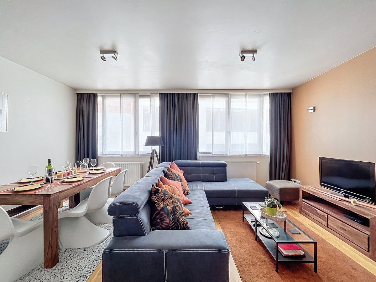 Appartement met terras te Brussel centrum Rouppe en Zavel - foto 4