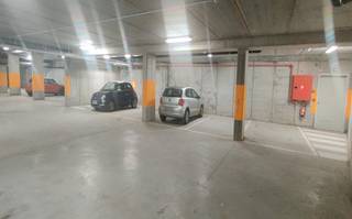 For Rent: Secured parking space in the new Riva project, located at Willebroekkaai 25, 1000 Brussels.