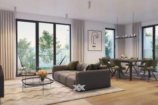 Landbergh infomoment: Bezoek de werf elke woensdag tussen 15u en 18u.Dit doorzon appartement van 99m² beschikt over een inkomhal met een...