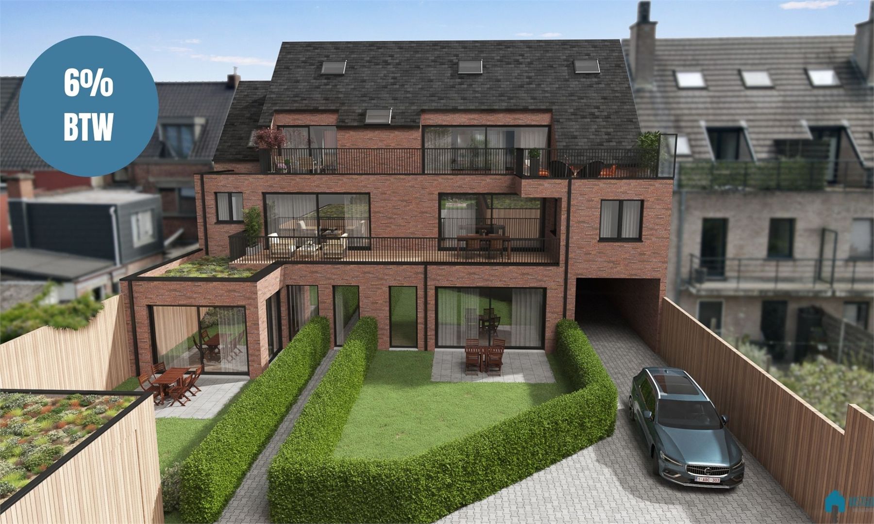 Ruim 2-slaapkamer appartement met tuin - foto 1