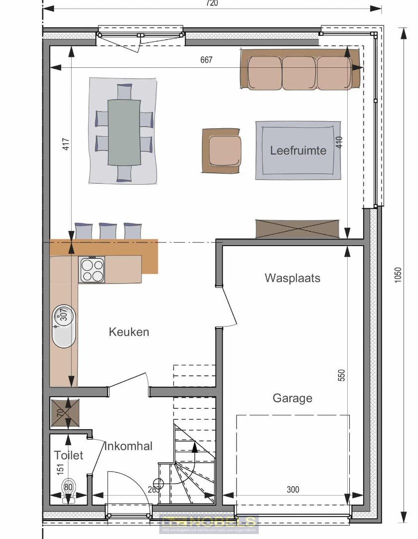 Te koop, nieuw te bouwen halfopen bebouwing op gunstige ligging te Ronse! - foto 2