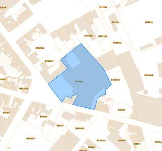 Roeselare-centrum. Unieke projectgrond in dynnamische woonzone gelegen in een zeer gunstige zone dichtbij de Onze-lieve-vrouwmarkt, de Ooststraat...
