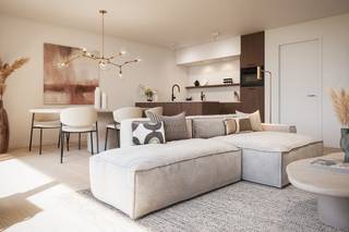 Ontdek Residentie Honoré, een gloednieuw woonproject gelegen in een rustige en aangename buurt in Oostende. Deze kleinschalige residentie telt slechts 10 energiezuinige appartementen, ideaal voor wie op zoek is naar comfort, privacy en een duurzame levensstijl. Elk appartement beschikt over twee volwaardige slaapkamers en een ruim terras. Dankzij het doordachte ontwerp en de moderne afwerking voel je je hier meteen thuis. Een gemeenschappelijke fietsenberging is voorzien voor wie de stad graag op een duurzame manier wil verkennen. Voor extra comfort is er ook de mogelijkheid om een garage te huren nabij het gebouw. Of je nu op zoek bent naar een eerste woning, een investering of een rustige uitvalsbasis aan zee, Residentie Honoré biedt het allemaal. Interesse? Neem vandaag nog contact met ons op voor plannen, prijzen en beschikbaarheden.