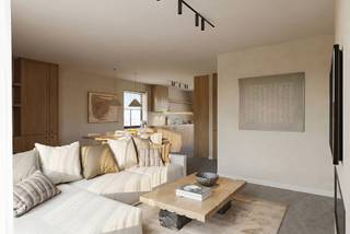 <p><strong>Ontdek Residentie "HOF TER VORST", een stijlvol nieuwbouwproject gevestigd te Veerle-Laakdal.<br /><br /></strong>Het project omvat <strong>12 energiezuinige appartementen</strong> met 1, 2 of 3 slaapkamers, waaronder 4 gelijkvloers appartementen met terras en private tuin, 4 appartementen (eerste verdieping) & 4 duplexappartementen.<br />Dankzij de hoogwaardige afwerking, veel lichtinval, gunstig E-peil, zonnepanelen, warmtepompen, vloerverwarming én vloerkoeling is residentie “HOF TR VORST” helemaal klaar voor de toekomst.<strong><br /><br />Dankzij de hoogwaardige afwerking, veel lichtinval, gunstig E-peil, zonnepanelen, warmtepompen, vloerverwarming én vloerkoeling is residentie “HOF TER VORST” helemaal klaar voor de toekomst. <br /><br />DUPLEXAPPARTEMENT 9 situeert zich op de 2de en 3de verdieping en heeft een (netto) bewoonbare oppervlakte van 93,21m². </strong></p>
<p>Het omvat o.a. 2 slaapkamers (10m² en 12,3m²) en een Oost-gericht terras van 20,8m².<strong><br /><br />Privé parkeerplaatsen, carports & bergingen zijn beschikbaar en zijn verplicht bij aan te kopen tegen meerprijs.<br /></strong>Kelderberging: 5.000€ tot 8.500€<br />Parkeerplaats (ondergronds): 20.000€ - 25.000€<br />Carports (bovengronds): 15.000€<br />Parkeerplaats (bovengronds/ open): 7.500€<strong><br /><br />De fotorealistische beelden geven een weergave van een mogelijke inrichting - hier kunnen evenwel geen rechten uit geput worden.</strong></p>
