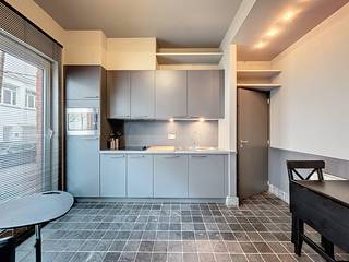 Gemeubelde studio aan het Eilandje vlakbij alle invalswegen en de Antwerpse Haven. Geschikt voor particuliere of zakelijke...