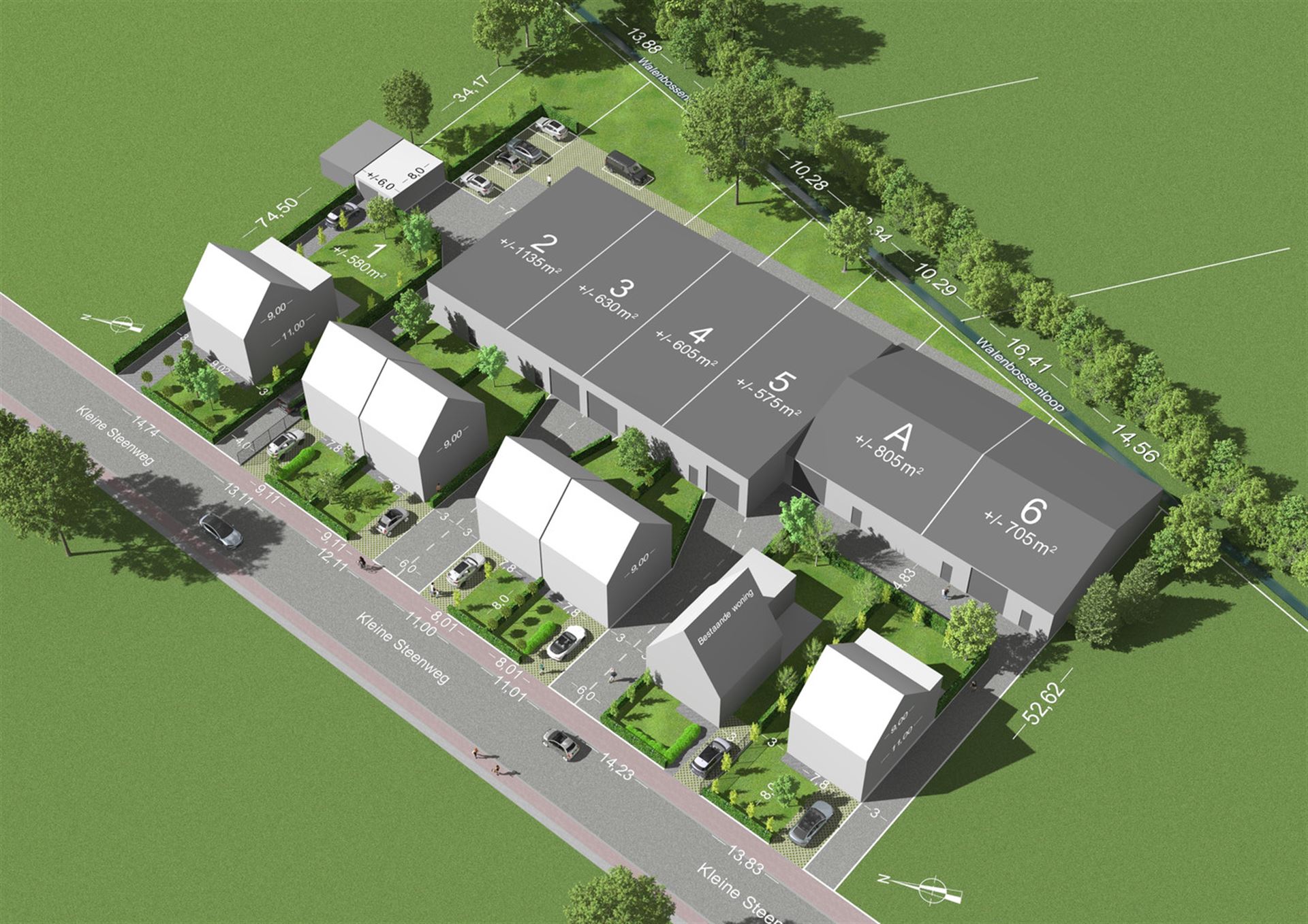 Magazijn / KMO Werkplaats met voorliggende Bouwgrond te Booischot - foto 3