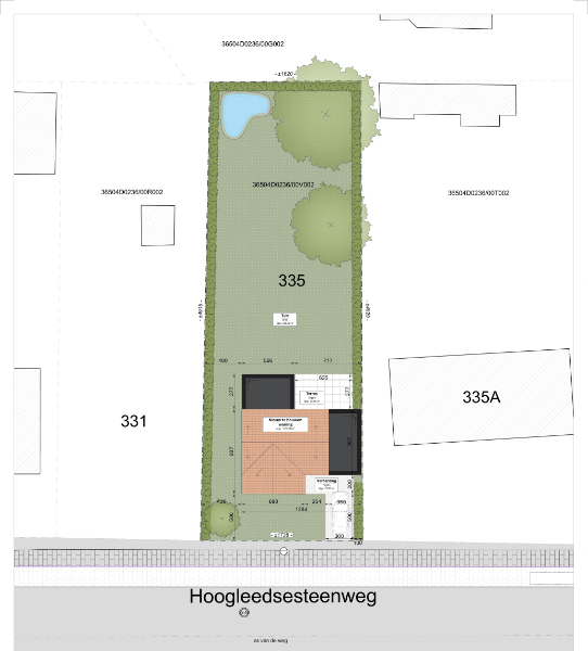 Roeselare-Hoogleedsesteenweg. Bouwgrond van +/- 875m2, sloop -en wederopbouw kan aan 6% btw onder voorwaarden. Ideaal voor VILLABOUW, PRAKTIJK, KANTOOR... op topligging. Goede passage! - foto 2