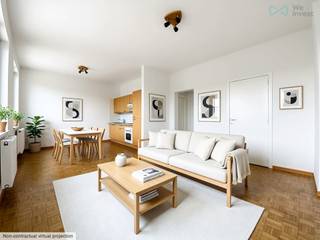Tel : +32 475 71 63 52 // Email : matthieu.goffin@weinvest.be<br /><br />We Invest vous propose ce studio avec espace nuit à louer, situé avenue des Frères Goemaere 48, à Auderghem. Le bien se compose d’un hall d’entrée, d’un séjour, d’une cuisine ouverte sur ce dernier, d’un espace nuit ainsi que d’une salle de douche. <br />Le preneur bénéficiera également d’un accès à un espace buanderie situé en sous-sol du bâtiment, prévu pour les machines à laver.<br /><br />L’appartement se trouve dans un quartier agréable d’Auderghem, à proximité directe de Herrmann-Debroux, des transports en commun, des commerces et des grands axes. La localisation permet également de rejoindre facilement la E411 ainsi que la Forêt de Soignes. Vous êtes à 15 minutes de l'ULB en transports en commun. <br /><br />Loyer : 900 €/mois<br />Charges : 50 €/mois comprenant l’entretien des communs et une provision pour l’eau froide<br />PEB : G <br /><br />Le bien est disponible immédiatement ! Pour d’autres biens en exclusivité, visitez www.weinvest.be