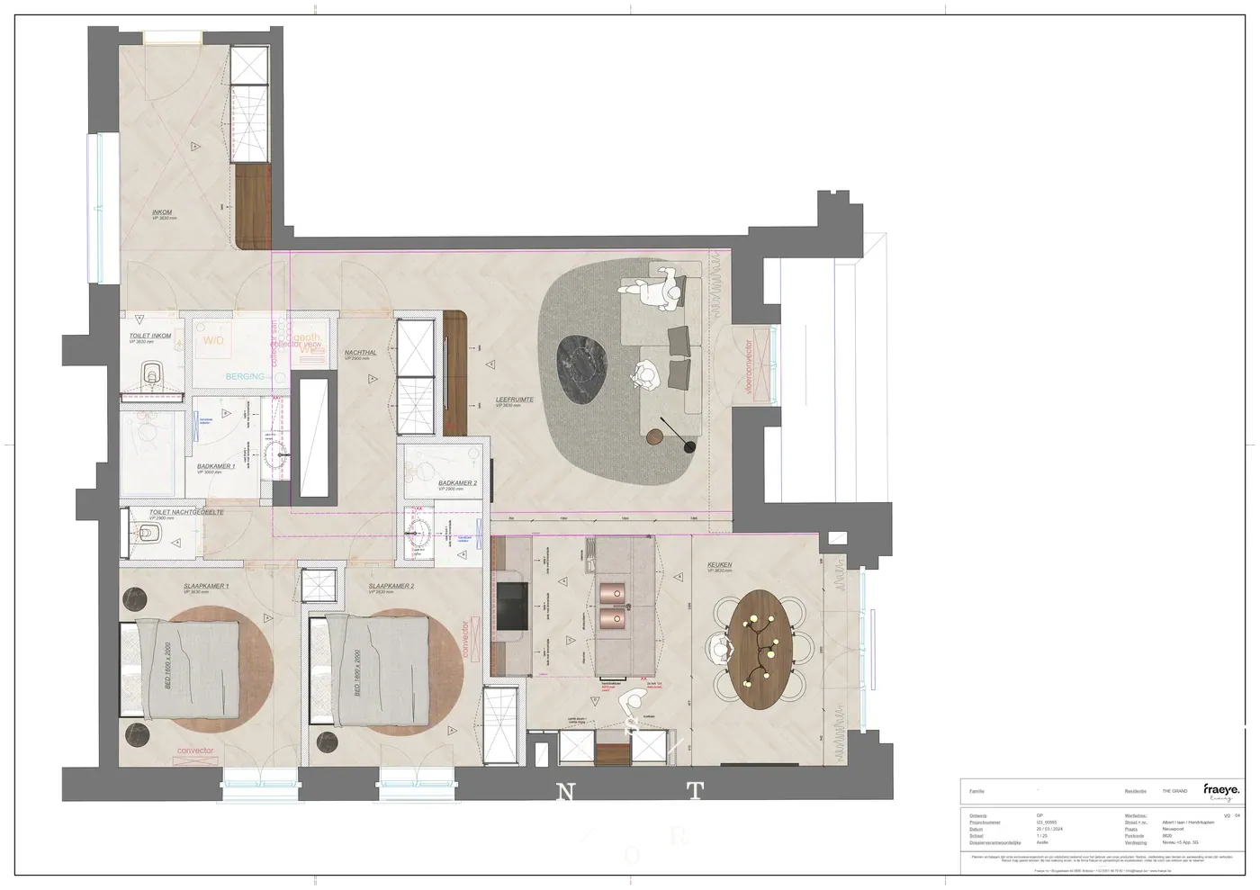 Exclusief 2 slaapkamerappartement met zeezicht op 5e verdieping in The Grand - foto 5