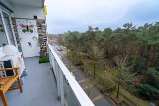Découvrez cet appartement de 2 chambres prêt à emménager situé au 6ème étage, qui offre une vue imprenable sur la forêt et la ville de Genk...