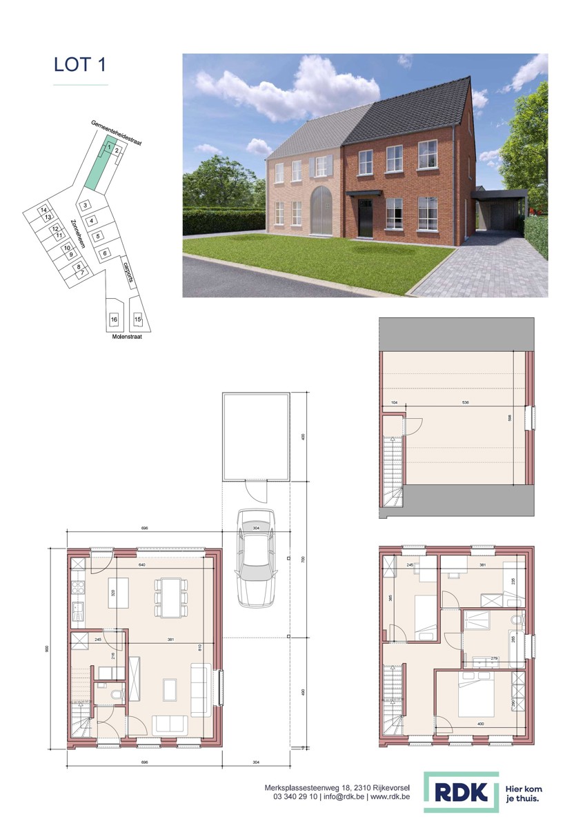 HOB (3slk) van 167m² met eigen carport en Zuidgerichte tuin  - foto 2