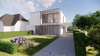 Prachtige nieuwbouwvilla op 'De Zilverberg' in Roeselare met moderne &amp; tijdloze uitstraling.<br />Aankoop mogelijk aan 2% registratierecht!<br />Afwerking gevel binnenkort voorzien.<br /> 
<ul>
	<li>Moderne technieken &amp; uiterst energiezuinig: voorziene E-peil <25.</li>
	<li>Strakke hedendaagse architectuur, veel licht &amp; groene omgeving.</li>
	<li>Plannen &amp; lastenboek beschikbaar.</li>
	<li>Verkoop onder registratierechten</li>
	<li>Plaatsbezoek mogelijk.</li>
</ul>
<strong>Indeling:</strong><br />Inkomhal met vestiaire &amp; gastentoilet.<br />Keuken op maat naar eigen keuze en eetruimte.<br />Berging &amp; technische ruimte.<br />Woonkamer met zithoek &amp; eventueel bureau.<br /><br />Op het verdiep:<br />- nachthal<br />- master bedroom met en suite badkamer met tussenin leuke patio<br />- 2 slaapkamers<br />- badkamer met douche<br /><br />Ruime kelder van maar liefst 70m².<br /><br />Carport en oprit in waterdoorlatende eco betonmodule met siergrind.<br />Tuin met terras en gazon.<br /><br /><strong>Technische details:</strong><br />- warmtepomp Vaillant<br />- vloerverwarming gelijkvloers en op de volledige bovenverdieping<br />- regenwater 10.000l met pomp in de regenput<br />- ventilatie D<br />- aluminium schrijnwerk<br /><br /><strong>Details afwerking:</strong><br />- keuze badkamer en keuken nog mogelijk met mooie budgetten<br />- massieve eiken trap naar verdiep - betonnen trap naar de kelder<br />- op maat gemaakte stalen deur tussen inkom en woonkamer - Xinnix deuren &amp; blokdeuren op het verdiep<br /><br /><u><em>Optioneel kunnen ook volgende werken uitgevoerd worden tegen meerprijs:</em></u><br />- de woning wordt geschilderd door professionele schilder<br />- aanleg terras met balustrade en gazon + stapstenen naar kelderberging<br />- verlichtingsarmaturen<br />- maatwerk<br /><br /><strong>Contact:</strong><br />Voor meer informatie of een bezoek contacteer Stijn op 0491 61 42 19 of info@stijndebusschere.be.