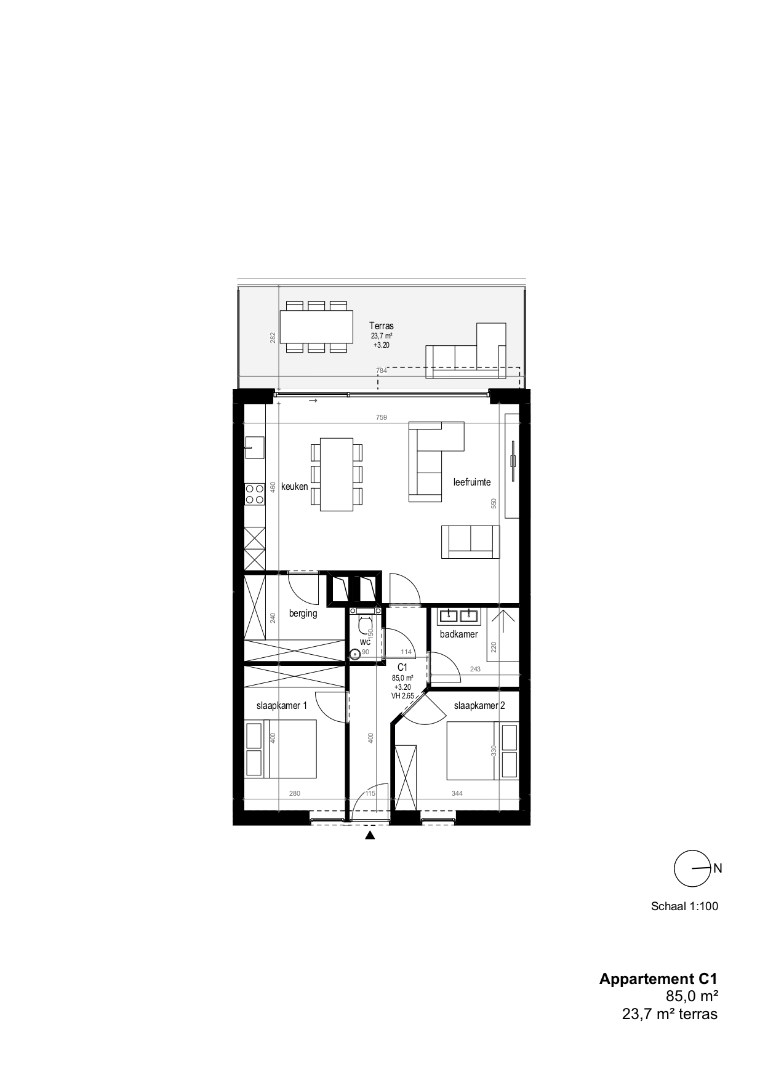 Appartement op de eerste verdieping - foto 4