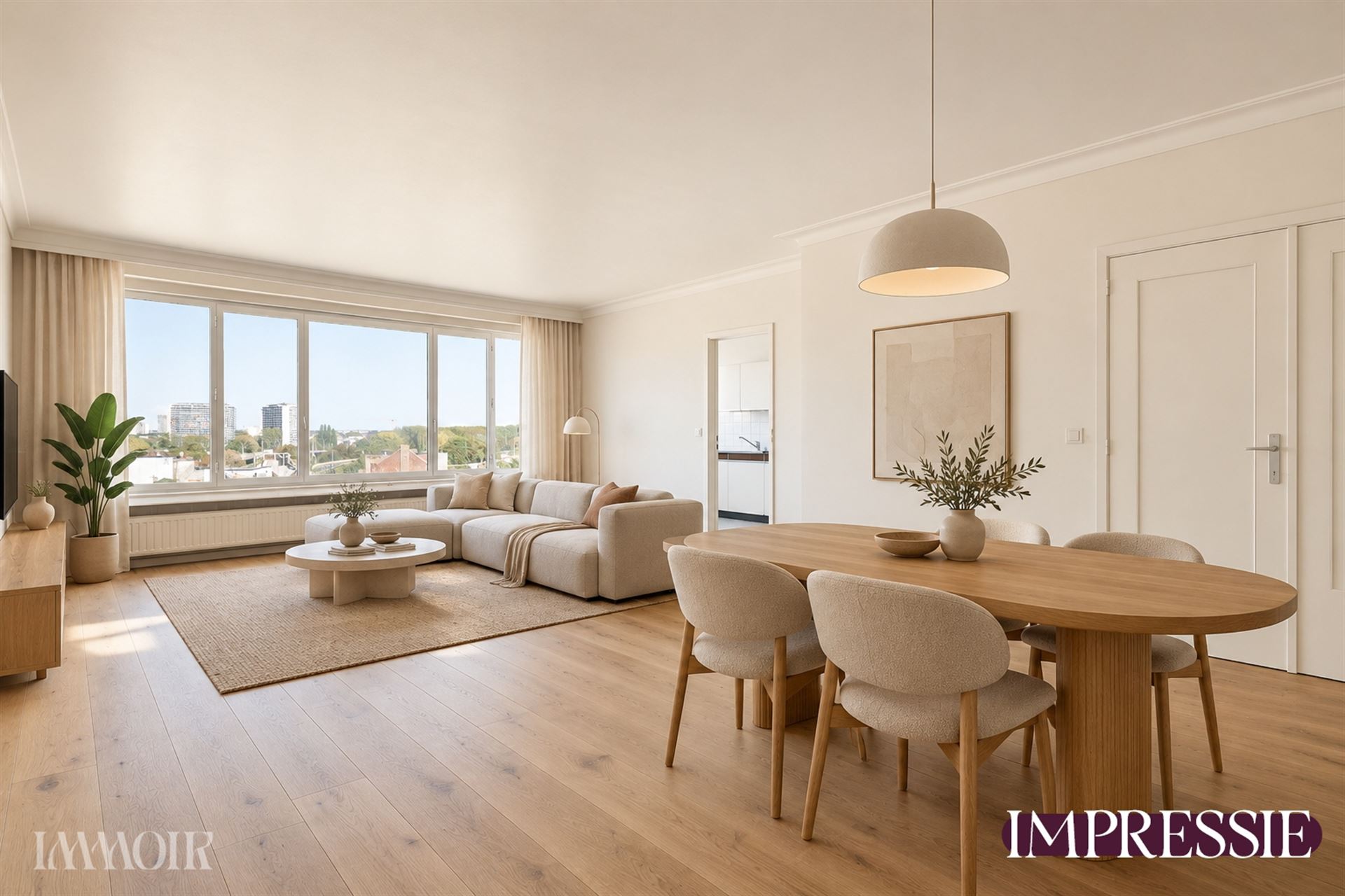 Appartement met 2 slpks en panoramisch uitzicht. - foto 3