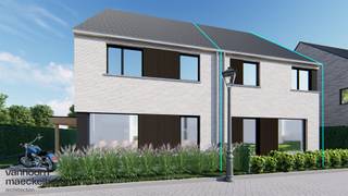 <p>Nieuwbouwwoning in groene oase te koop!</p><p>LOT 25<br />Indeling: inkomhal met gastentoilet, open ruime leefruimte, achteraan in de woning is er een open keuken met eiland en eethoek, berging. Op de eerste verdieping zijn er 3 slaapkamers, afzonderlijk toilet en een badkamer met inloopdouche en ligbad. Vaste trap naar de 4de slaapkamer(37m2). De tuin beschikt over een tuinberging, uitweg via een wandelpad die zicht geeft op de groene oase.</p><p>TROEVEN: gunstig epc, selectie en samenstelling van de badkamer en keuken kan gewijzigd worden in functie van uw smaak! VLOERVERWARMING, ZONNEPANELEN, en rustige ligging!</p><p>(Totale aankoopprijs inclusief kosten, btw en aansluiting:  462 257 EURO)<br />Wenst u meer info mail naar info@property-vastgoed.be</p>