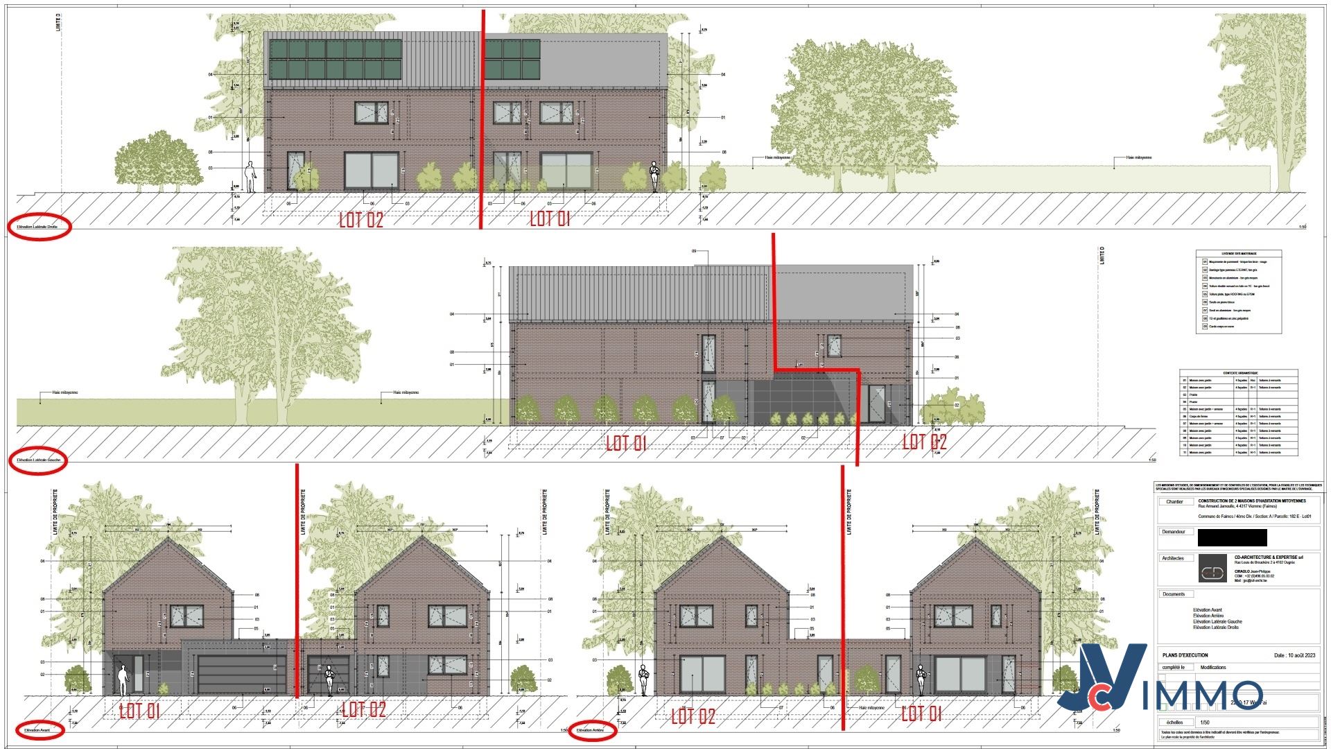 Terrain à bâtir avec permis d'urbanisme pour une maison 3F - photo 5