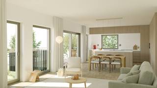 Ruim nieuwbouwappartement met 3 slaapkamers voorzien van alle comfort, oa. warmtepomp, vloerverwarming, zonnepanelen enz.Inclusief...