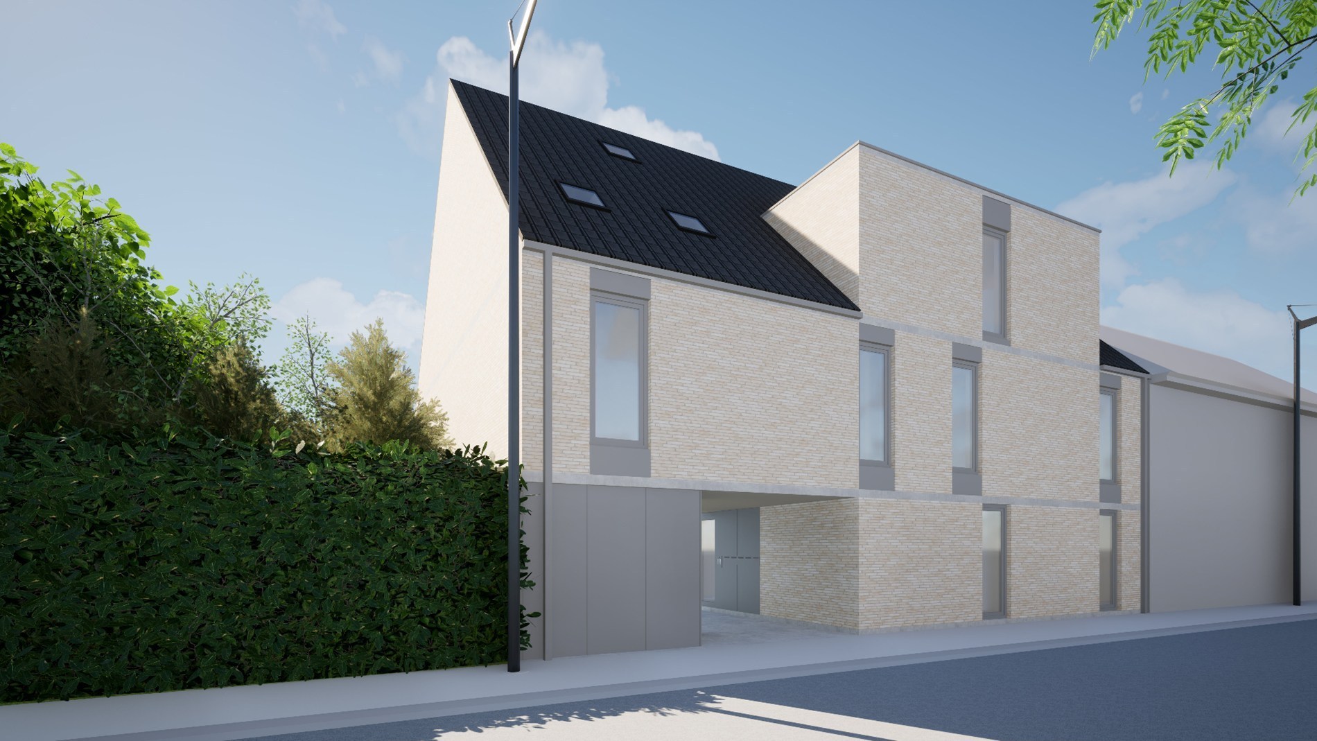 Nieuwbouwappartement (6%) te koop centrum Waregem: Dakappartement met 1 slaapkamer en leuk terras. - foto 5