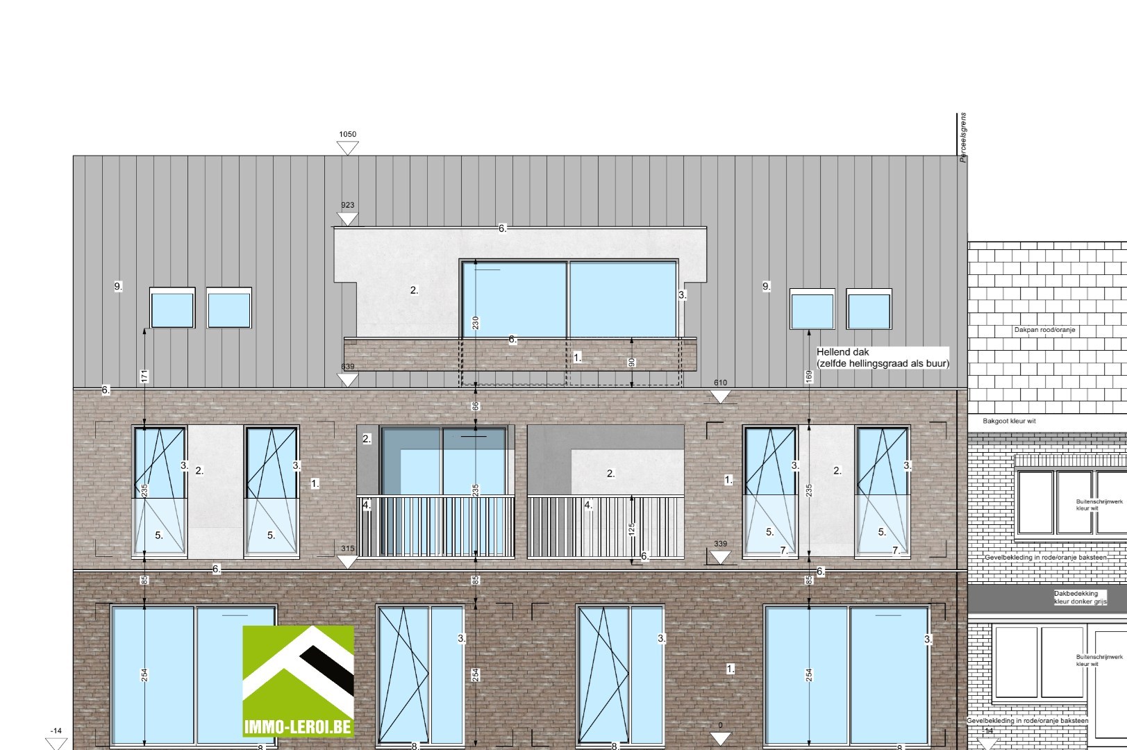 Terrain de projet avec permis de construire pour 5 appartements - photo 3