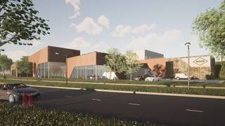 Nieuwbouw KMO-unit/showroom/kantoor met een oppervlakte van 366 m² en 3 privatieve parkeerplaatsen te koop in Hasselt. De casco unit (brandklasse C)...