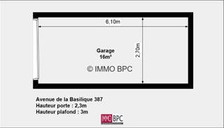 Spacieuse box de garage avec accès direct au rez-de-chaussée, idéalement située...