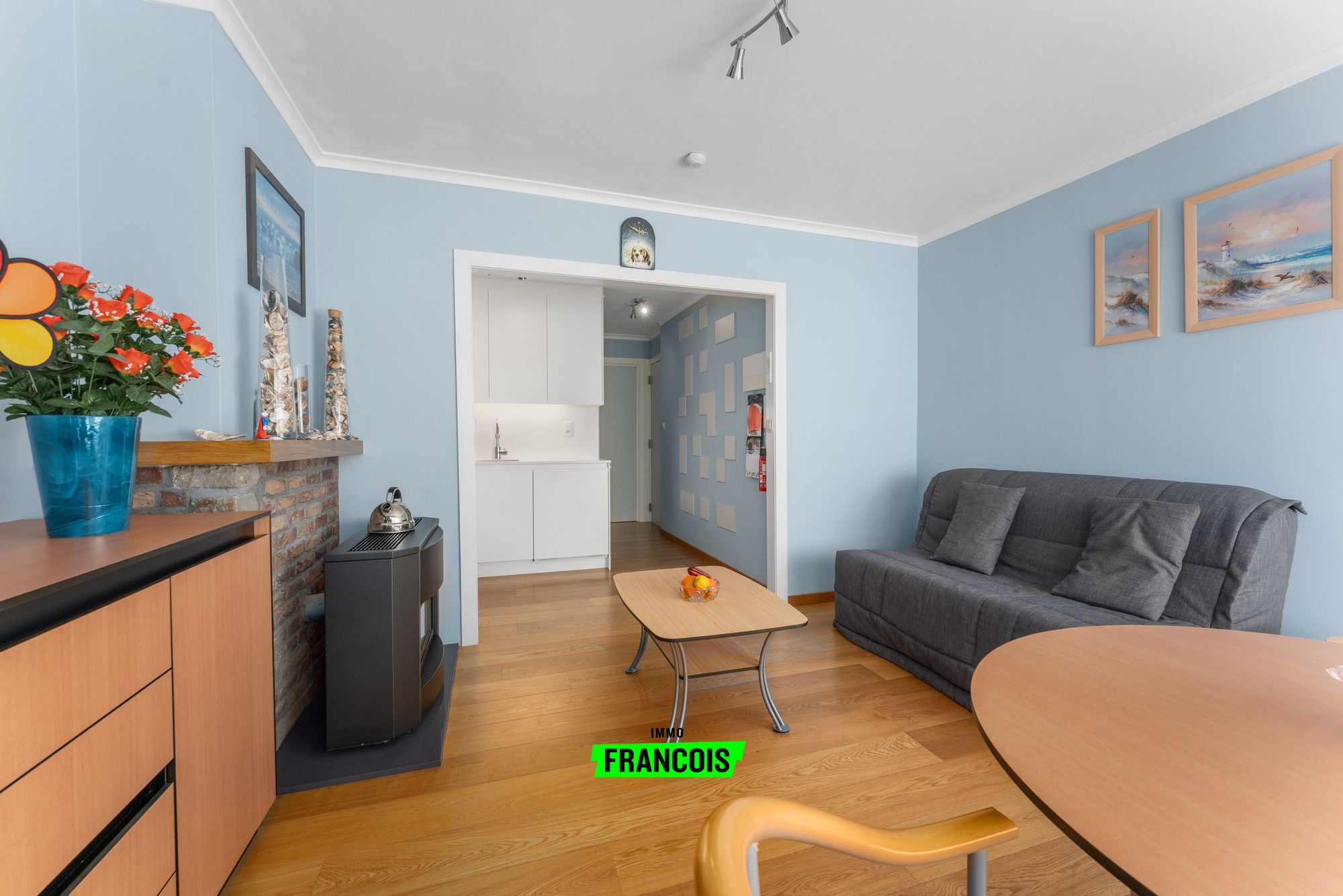 Gerenoveerd appartement met terras in kleinschalige residentie te Blankenberge - foto 2